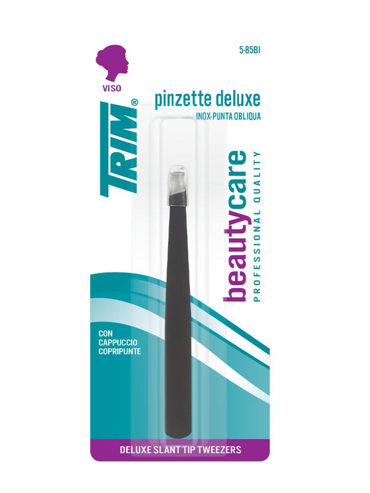 Pinzette Deluxe INOX Punta Obliqua