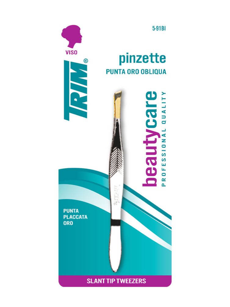 Pinzette Punta Oro Obliqua